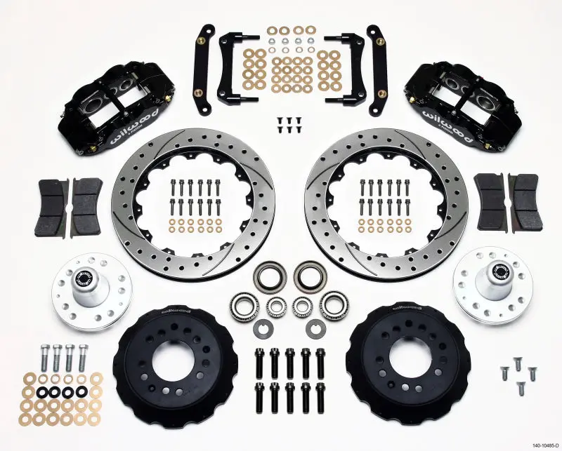 Wilwood 1970-1978 Chevrolet Camaro 2Nd Gen Narrow Superlite 6R Front Hub Kit 12.88In Drilled (*Line Kit Needed*) 1