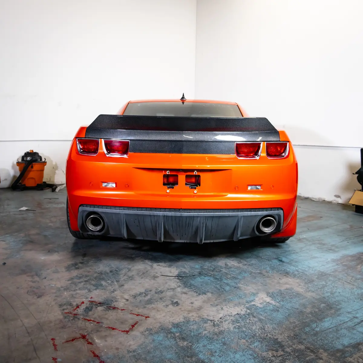 2010-2013 Camaro Type-X Double Sided Gloss Carbon Fiber Trunk W/ Integrated Spoiler 2