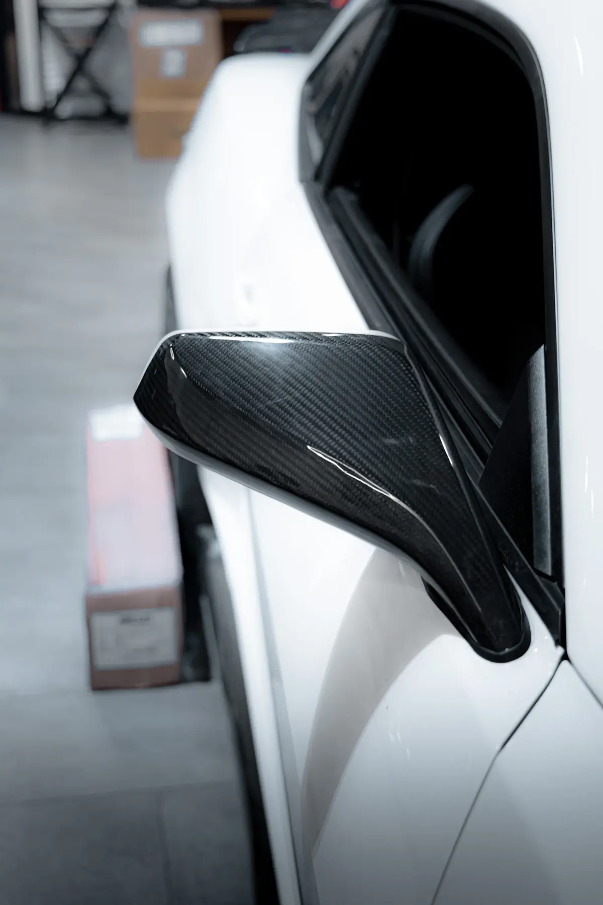 2010-2015 Chevy Camaro Carbon Fiber Mirror Caps Replacement Pair 1