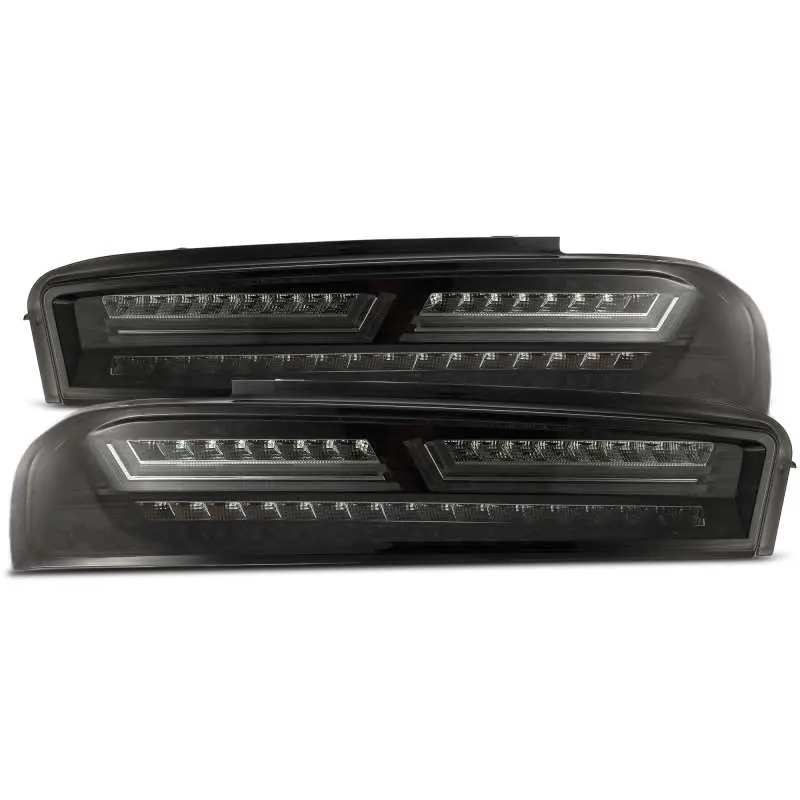 Alpharex 2016-2018 Chevrolet Camaro 6Th Gen Pro-Series Led Tail Lights Jet Black 1