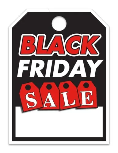 Jumbo Mirror Hang Tags For Car Dealer - Large Size (8-1/2" × 11-1/2") Tags For Auto Dealership Supplies - Durable 11-Point Stock Material Rear View Mirror Tags 1