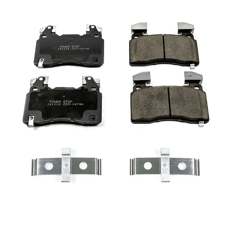 Powerstop 2016-2023 Chevrolet Camaro 6Th Gen Power Stop Front Z17 Evolution Ceramic Brake Pads W Hardware 1
