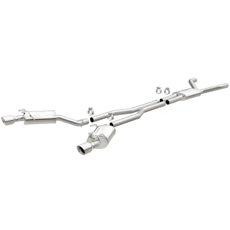 Magnaflow 2010-2015 Chevrolet Camaro 5Th Gen Cat-Back Stainless Dual Split Rear Exit 4In Polished Tips 3.6L V6 1