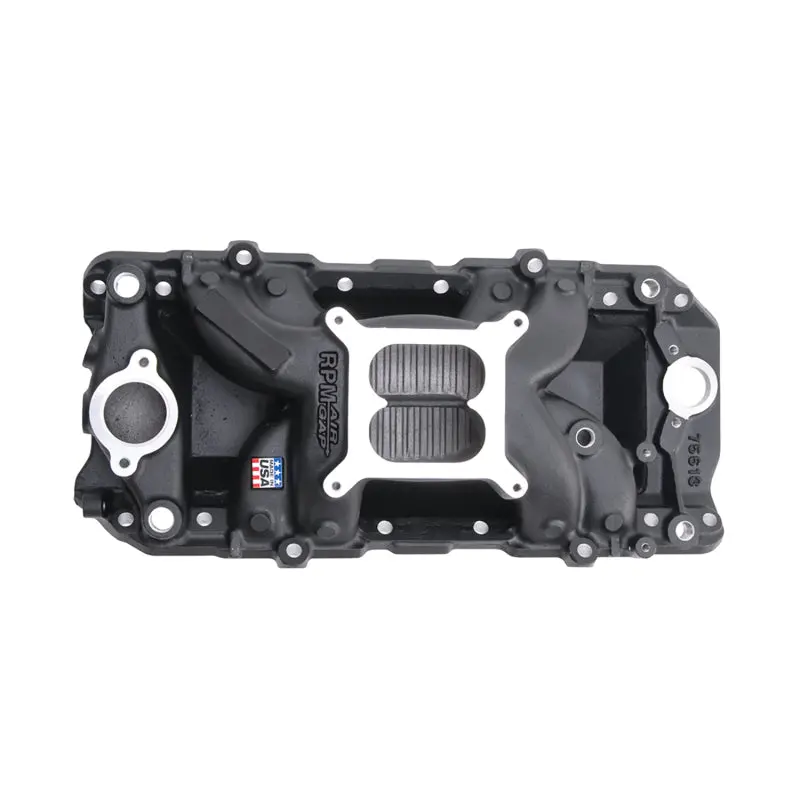 Edelbrock 1967-1972 Chevrolet Camaro 1St-2Nd Gen Intake Manifold Nascar Edition Rpm Air-Gap For Big-Block 396-502 W Oval Ports 1