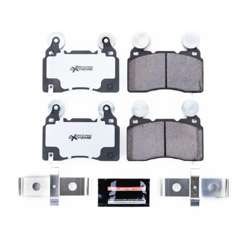 Powerstop 2010-2015 Chevrolet Camaro 5Th Gen Power Stop Ct6 Front Z26 Extreme Street Brake Pads W Hardware 1