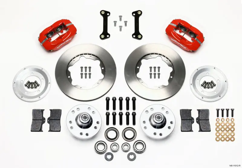 Wilwood 1982-1992 Chevrolet Camaro 3Rd Gen Forged Dynalite Front Kit 11.00In Red 1