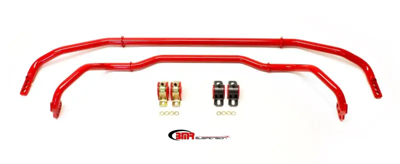Bmr Suspension 2013-2015 Chevrolet 5Th Gen Camaro Bmr Front & Rear Sway Bar Kit W Bushings Red 1