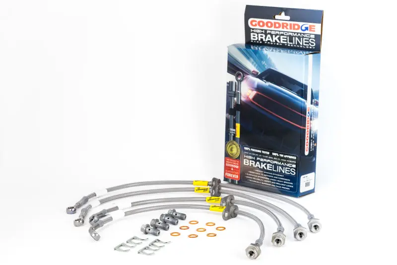 Goodridge 2010-2015 Chevrolet Camaro 5Th Gen Stainless Steel Brake Line Kit 1