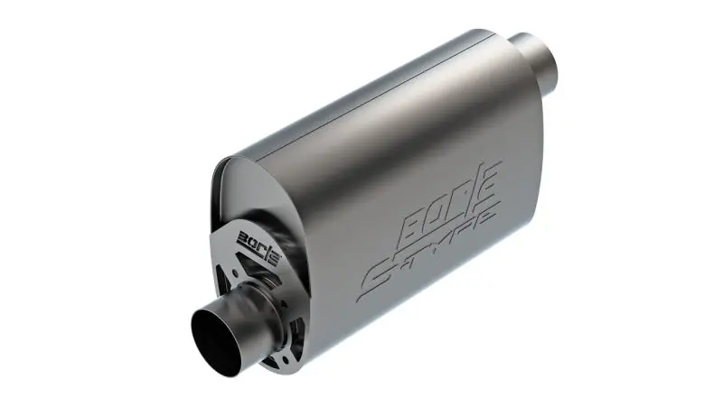 Borla 2010-2015 Chevrolet Camaro 5Th Gen Cratemuffler Ls3 3In Offset In Offset Out 14In X 4.35In X 9.10In Oval Muffler S-Type 1