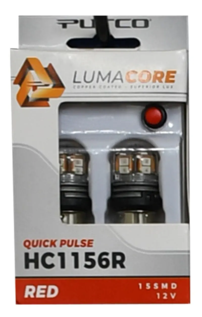 Putco Lumacore 1156 Red - Pair (X3 Strobe W/ Bright Stop) 1