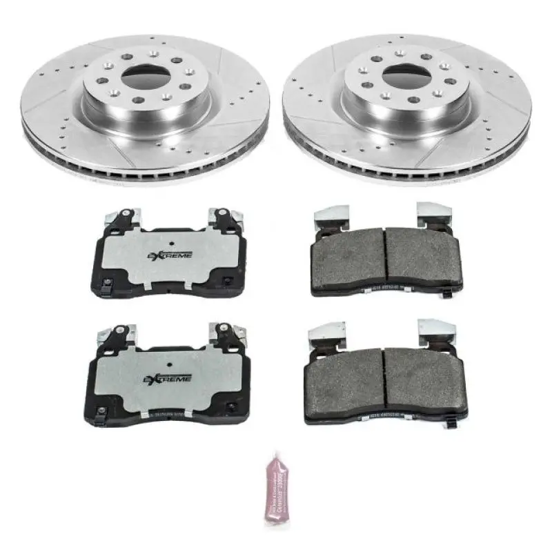Powerstop 2016-2023 Chevrolet Camaro 6Th Gen Power Stop Ct6 Front Z26 Street Warrior Brake Kit 1