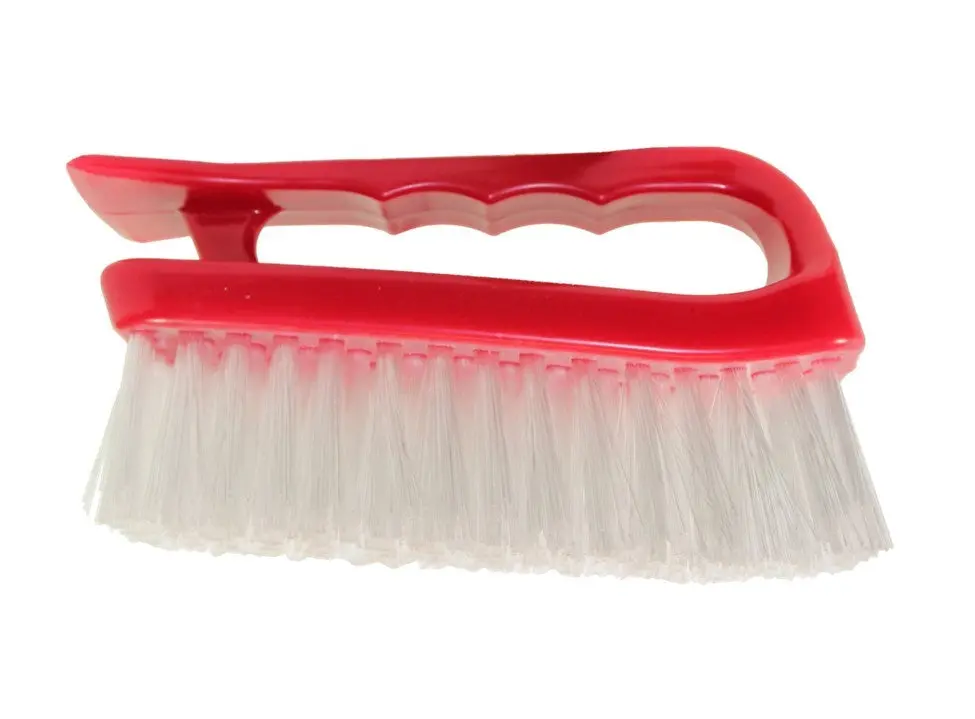 Jumbo Iron Handle Upholstery Brush With Scraper 1