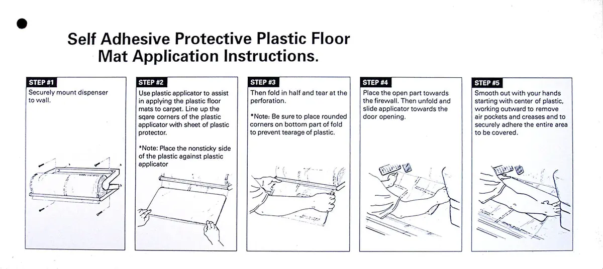 Carpet Film Applicator Board 1