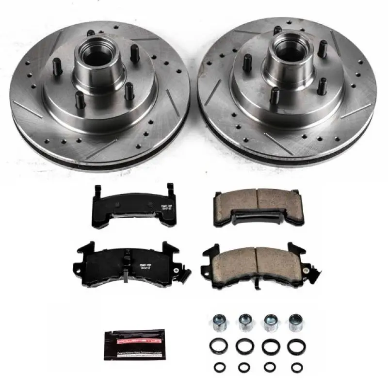 Powerstop 1982-1992 Chevrolet Camaro 3Rd Gen Power Stop Regal Front Z23 Evolution Sport Brake Kit 1