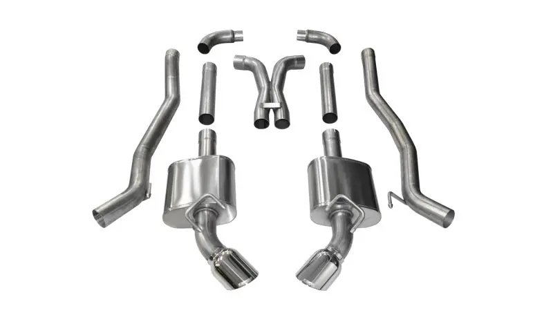 Corsa 2011-2015 Chevrolet Camaro Ss 6.2L V8 Manual Polished Xtreme 3In Cat-Back 1
