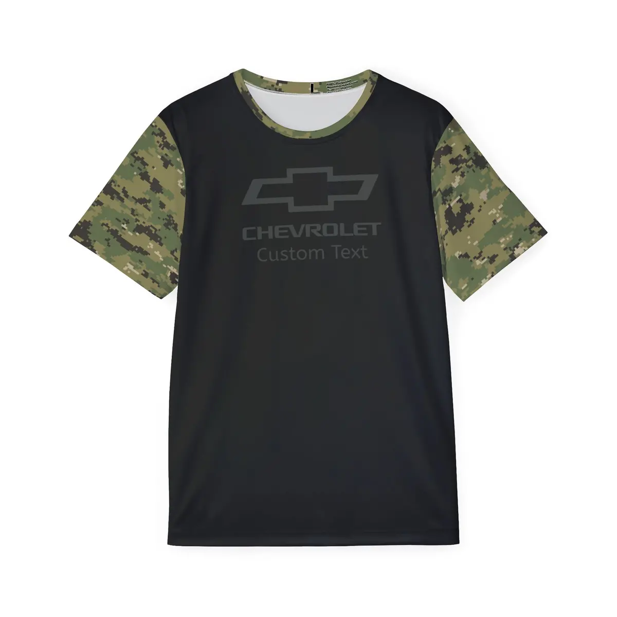 Personalized Chevy Bowtie Digital Camo Men's Sports Jersey Tee 1