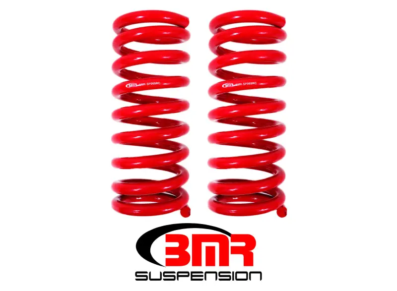 Bmr Suspension 1967-1969 Chevrolet 1St Gen Camaro Bmr F-Body Small Block Front Lowering Springs Red 1