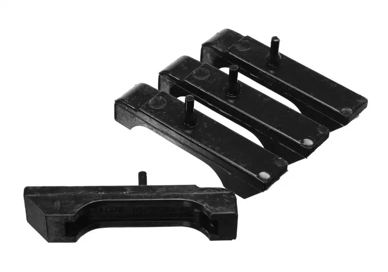 Energy Suspension 1968-1987 Chevrolet Camaro 1St-3Rd Gen Gm Sbc Black Radiator Isolator Pad Set 3 Row 1
