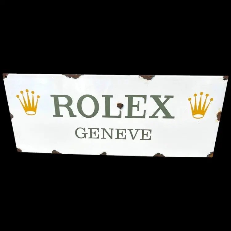 Geneve Porcelain Enamel Vintage Metal Reproduction 1
