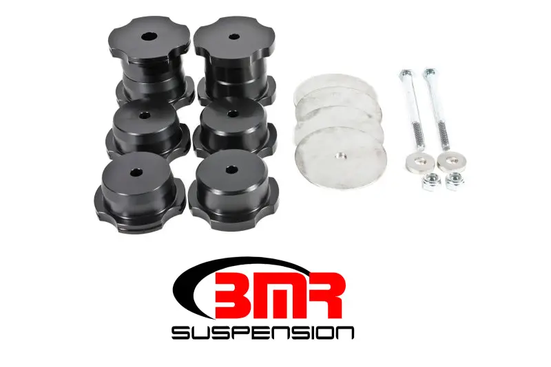 Bmr Suspension 2016-2020 Chevrolet Camaro 6Th Gen Bmr Rear Cradle Bushing Kit (Delrin) Black 1