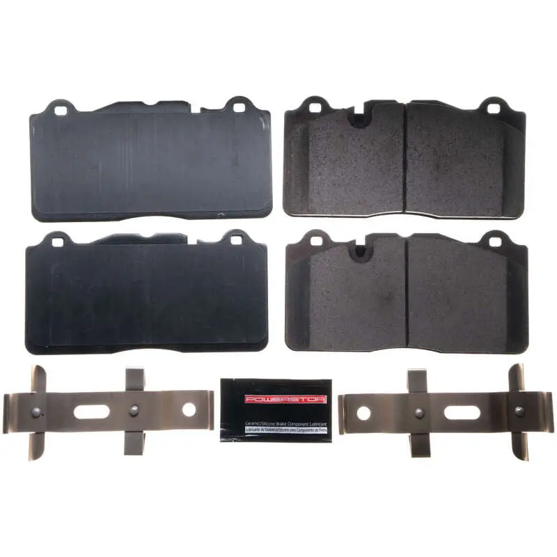 Powerstop 2014-2015 Chevrolet Camaro 5Th Gen Power Stop Front Z17 Evo Ceramic Brake Pad W Hardware 1