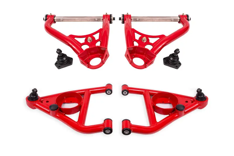 Bmr Suspension 1967-1969 Chevrolet 1St Gen Camaro Bmr Gm F-Body X-Body Non-Adj. Upper & Lower A-Arms (Polyurethane) Red 1