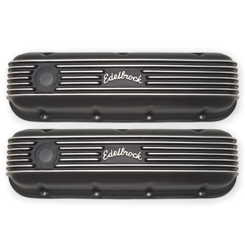 Edelbrock 1967-1972 Chevrolet Camaro 1St-2Nd Gen Valve Cover Classic Series And Later 396-502 V8 Black 1