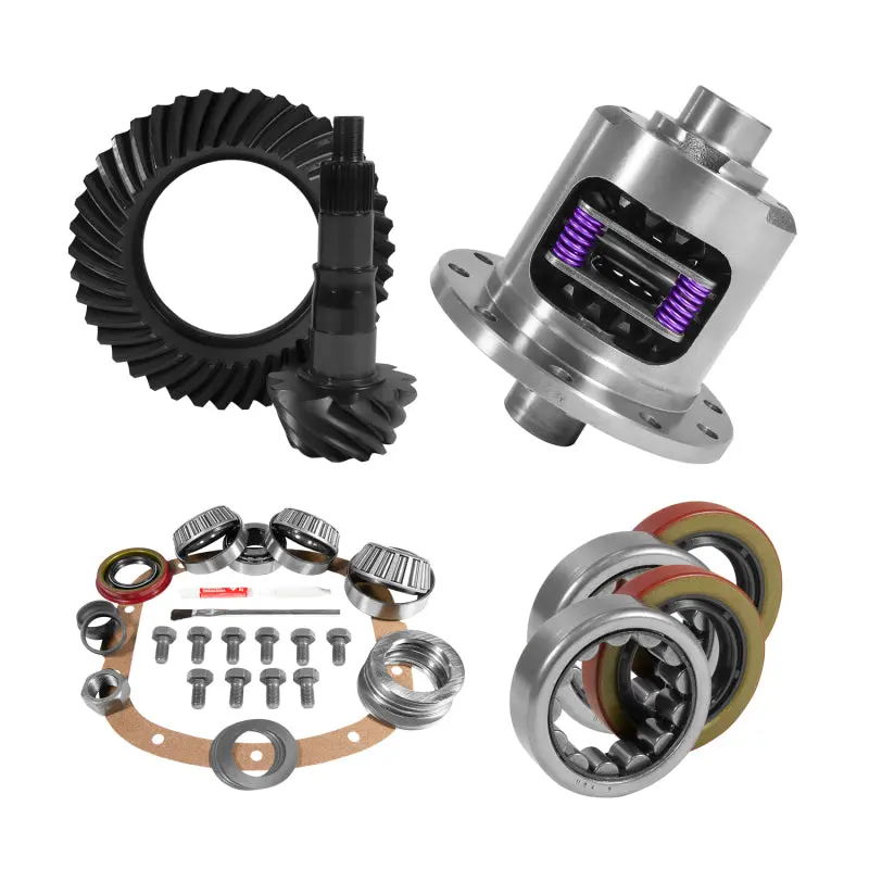 Yukon Gear & Axle 1982-1991 Chevrolet Camaro 3Rd Gen Yukon Gear 7.5In Gm 3.42 Rear Ring & Pinion Install Kit 26 Spline Positraction 2.25In Axle Bearings 1