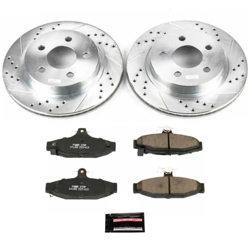 Powerstop 1993-1997 Chevrolet Camaro 4Th Gen Power Stop Rear Z23 Evolution Sport Brake Kit 1