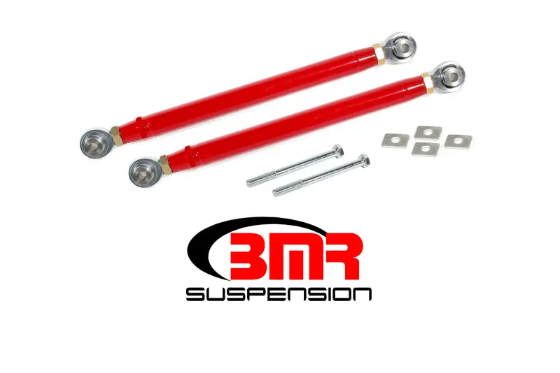 Bmr Suspension 2016-2020 Chevrolet 6Th Gen Camaro Bmr Rear Double Adj. Rod Ends Toe Rods Red 1