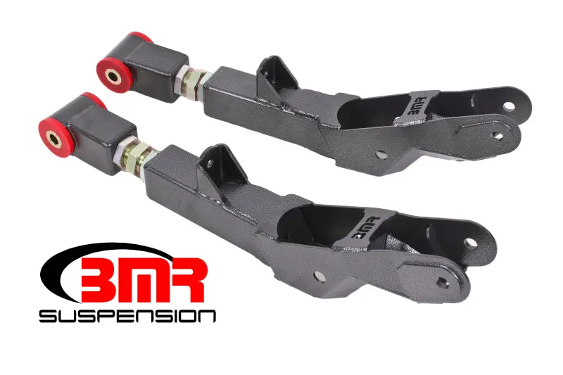 Bmr Suspension 2010-2015 Chevrolet 5Th Gen Camaro Bmr Rear Lower Control Arms On-Car Adj. (Polyurethane) Black Hammertone 1