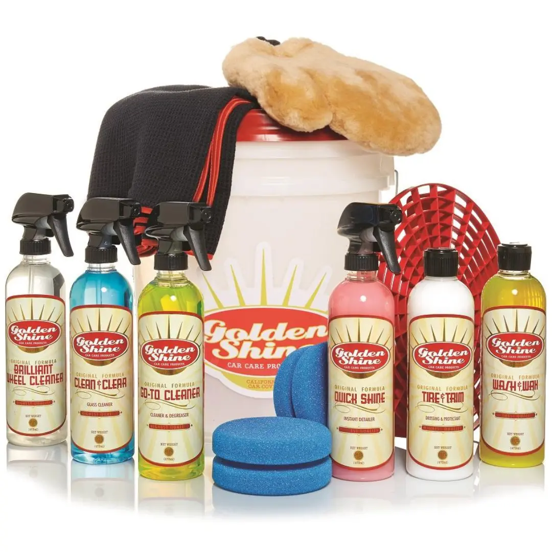 Golden Shine Premium Car Wash Kit 1