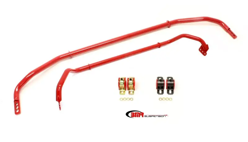 Bmr Suspension 2012-2012 Chevrolet 5Th Gen Camaro Bmr Front & Rear Sway Bar Kit W Bushings Red 1
