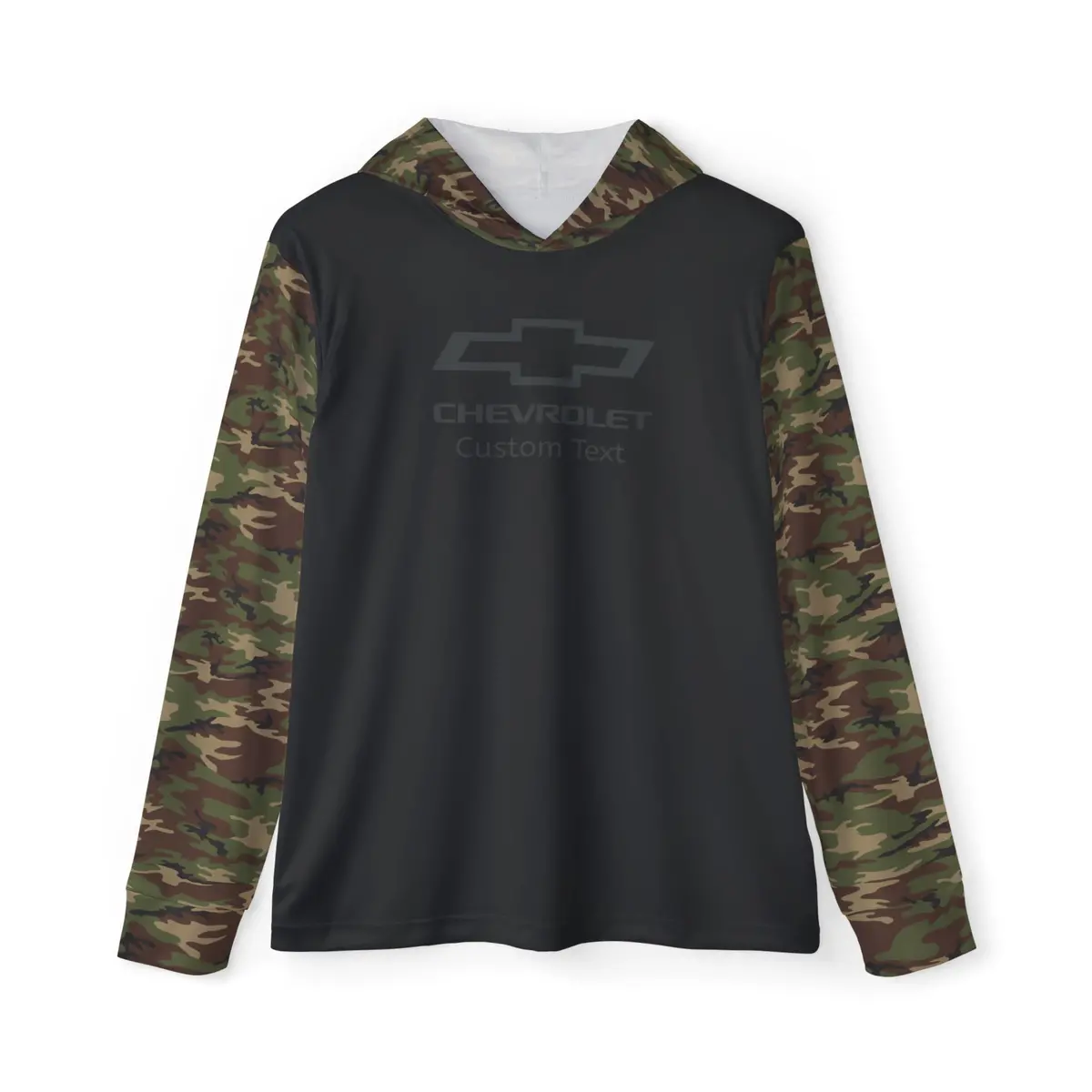 Personalized Gm Chevrolet Bowtie Men's Basic Camo Sports Warmup Hoodie 1