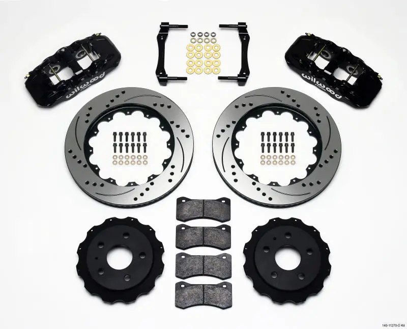 Wilwood 2010-2017 Chevrolet Camaro 5Th-6Th Gen 5Th- Aero4 Rear Kit 14.25In Drilled 1
