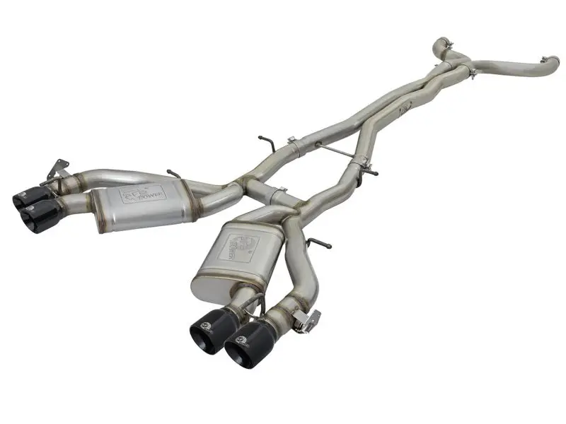 Afe 2016-2024 Chevrolet Camaro 6Th Gen Machforce Xp 3In 304 Ss Cat-Back Dual Exhaust W Black Tips Ss V8-6.2L 1
