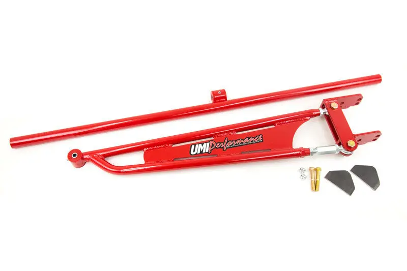 Umi Performance 1998-2002 Chevrolet Camaro 4Th Gen Gm F-Body Weld In Mild Steel Torque Arm Straight Crossmember Red 1