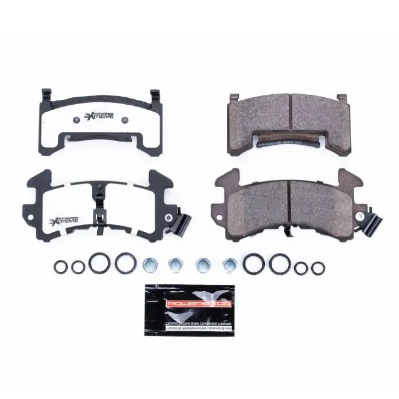 Powerstop 1982-1992 Chevrolet Camaro 3Rd Gen Power Stop Ii Front Or Rear Z26 Extreme Street Brake Pads W Hardware 1