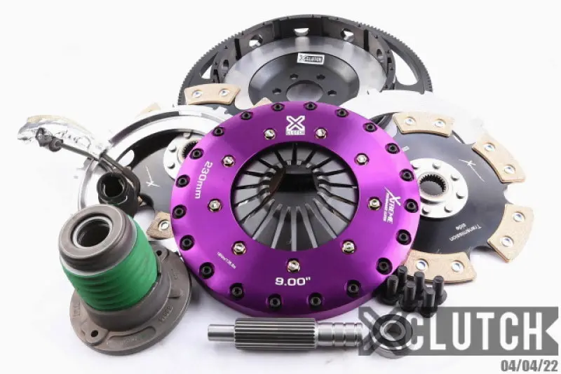 Xclutch 2014-2015 Chevrolet Camaro 5Th Gen Z28 7.0L 9In Twin Solid Ceramic Clutch Kit 1