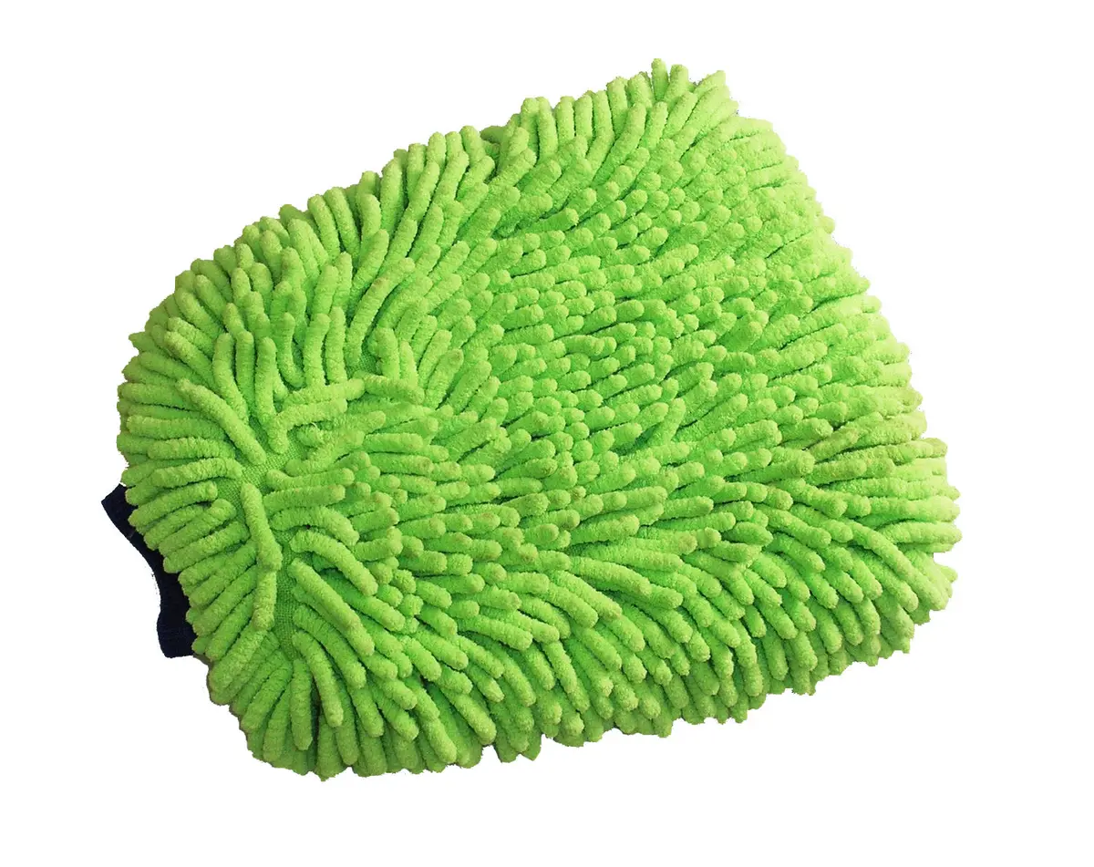Micro Chenille Wash Mitt With Cuff 1