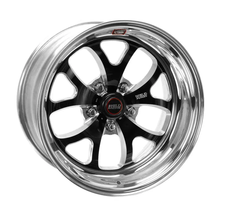 Weld 1993-2002 Chevrolet Camaro 4Th Gen S76 17X7 5X4.75 Bp 4.8In. Bs Black Wheel (Medium Pad) Non-Beadlock 1
