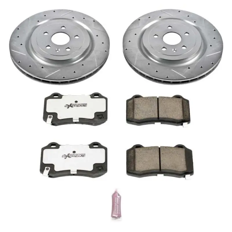 Powerstop 2010-2023 Chevrolet Camaro 5Th-6Th Gen 5Th- Power Stop Rear Z26 Street Warrior Brake Kit 1