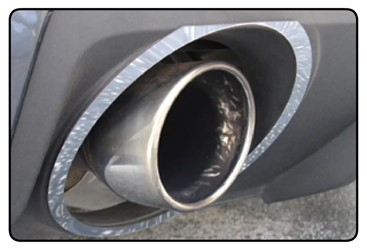 2010 Chevrolet Camaro Ss V8 Exhaust Rings Pair 1