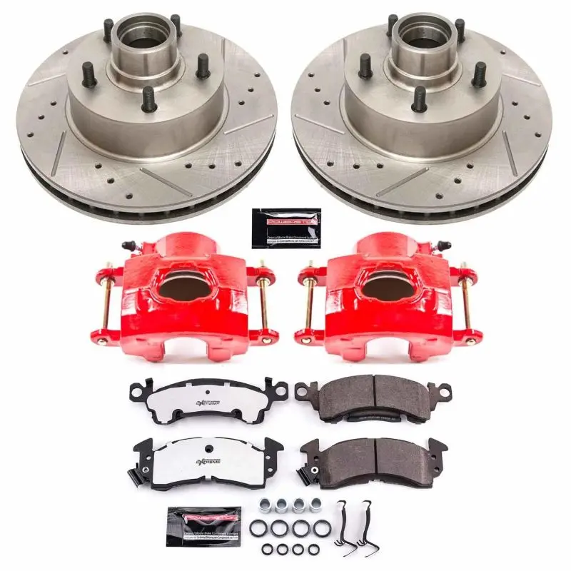 Powerstop 1979-1981 Chevrolet Camaro 2Nd Gen Power Stop Lesabre Front Z26 Street Warrior Brake Kit W Calipers 1