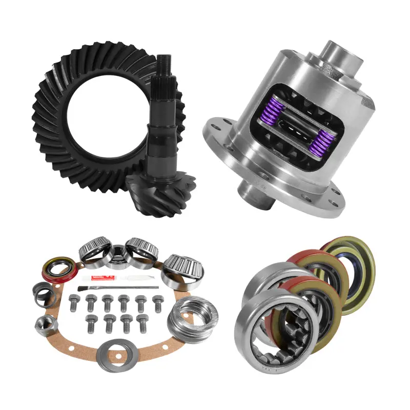 Yukon Gear & Axle 1993-2002 Chevrolet Camaro 4Th Gen Yukon Gear 7.5In 7.625In Gm 3.23 Rear Ring & Pinion Install Kit 28 Spline Positraction Axle Bearings 1