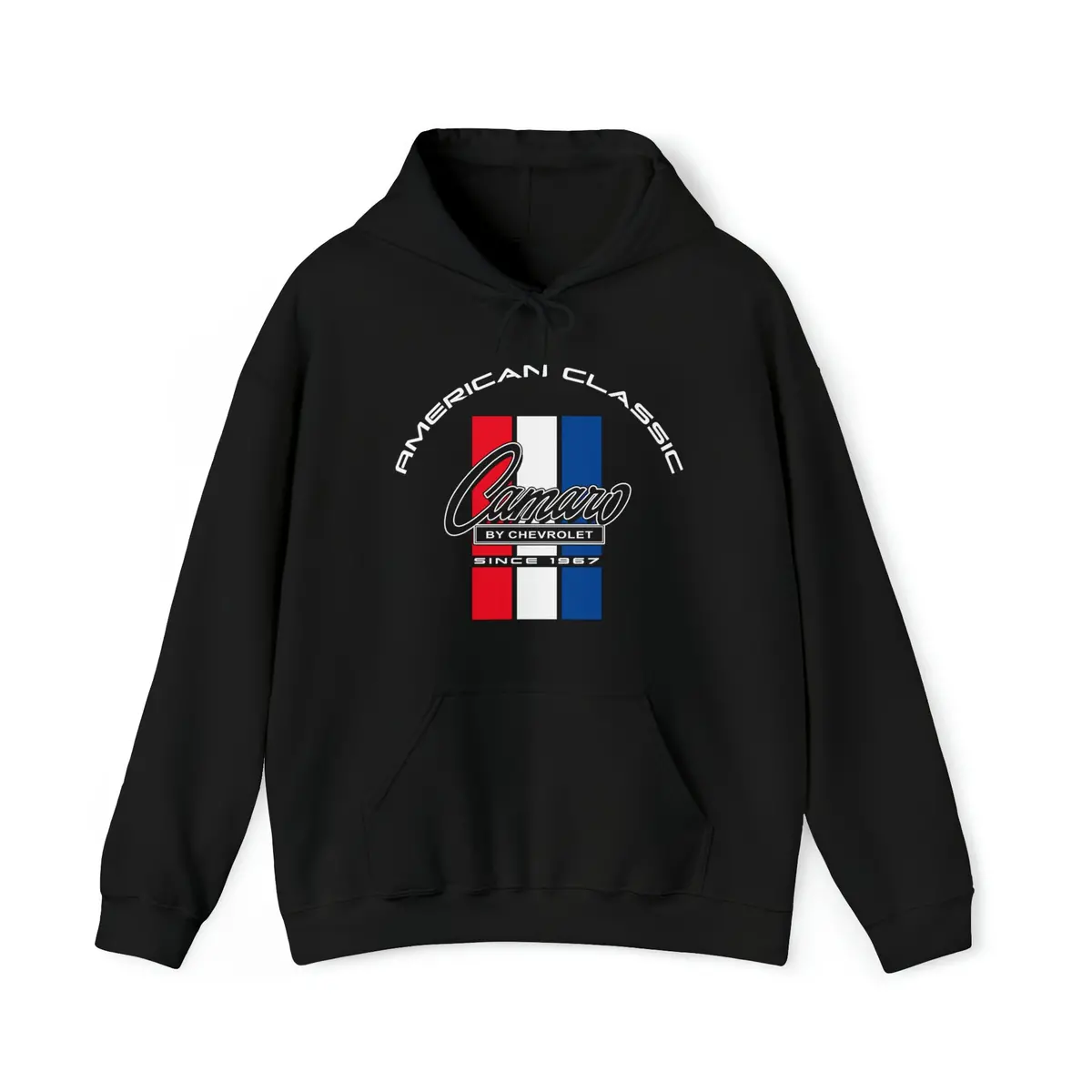 Camaro 6Th Gen 3 Stripe Heavy Blend Hooded Sweatshirt 1