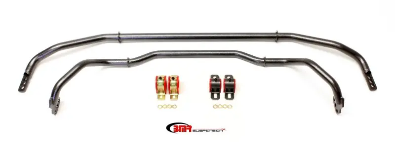 Bmr Suspension 2013-2015 Chevrolet 5Th Gen Camaro Bmr Front & Rear Hollow 29Mm Adj. Sway Bar Kit W Bushings Black Hammertone 1