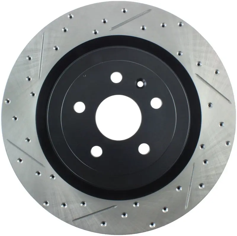 Stoptech 2010-2020 Chevrolet Camaro 5Th-6Th Gen Slotted & Drilled Sport Brake Rotor 1