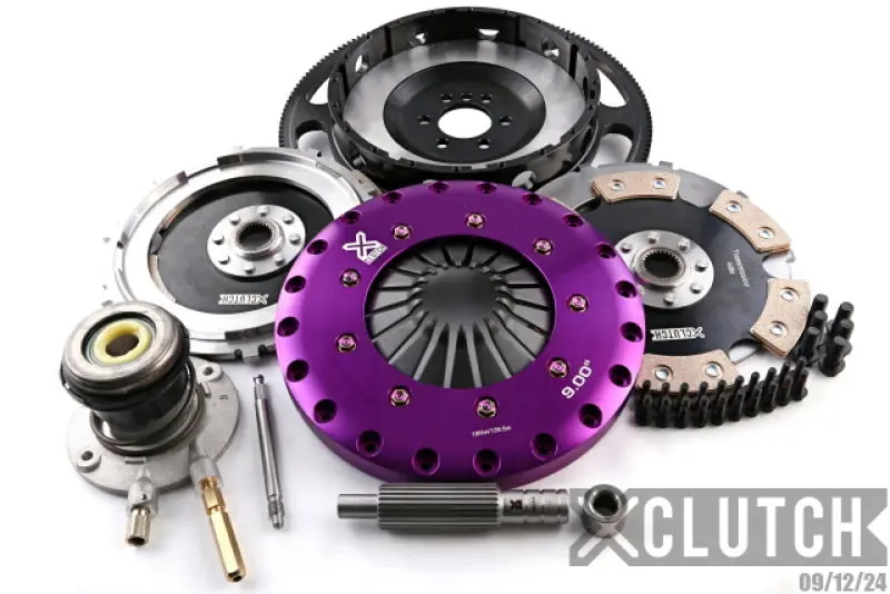 Xclutch 1998-2002 Chevrolet Camaro 4Th Gen Z28 5.7L 9In Twin Solid Ceramic Clutch Kit 1