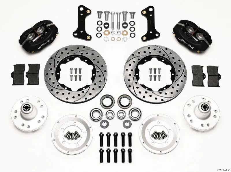 Wilwood 1967-1969 Chevrolet Camaro 1St Gen Forged Dynalite Front Kit 11.00In Drilled 1